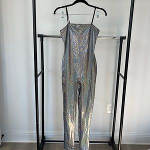 Forever 21 Space Glitter Bodysuit